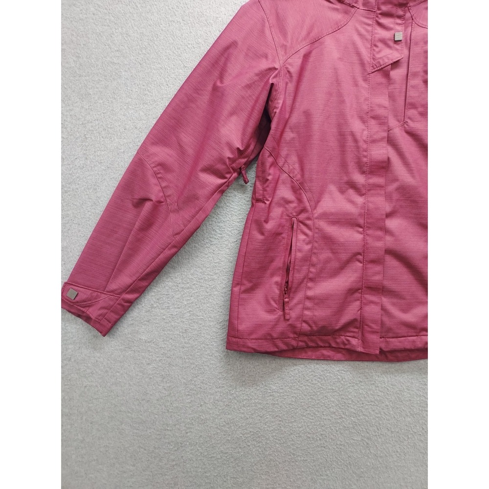Columbia Sportwear Company Women Hoodie Jacket M Purple Full Zip Pockets Outdoor - Picture 5 of 15